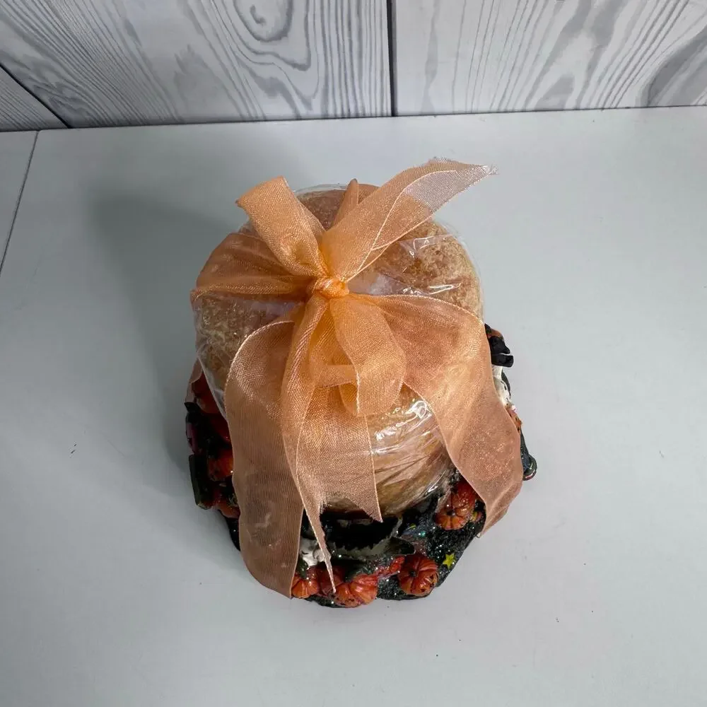 Set of 2 Vintage Kohls Halloween Candles Ghosts Pumpkins Rare